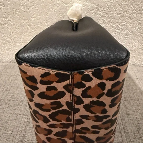 kate spade Leopard-Print Top-Handle Satchel/Crossbody NWOT - Picture 6 of 13